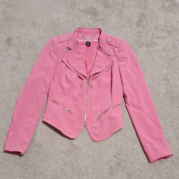 Stylish Pink Women's Jacket - Picture 1 of 3